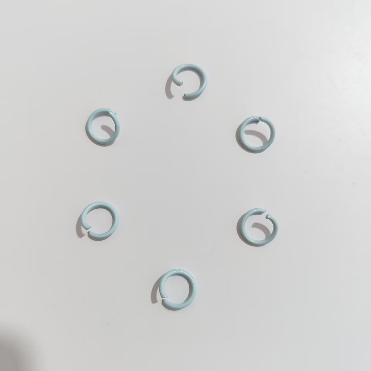 Light blue open ring