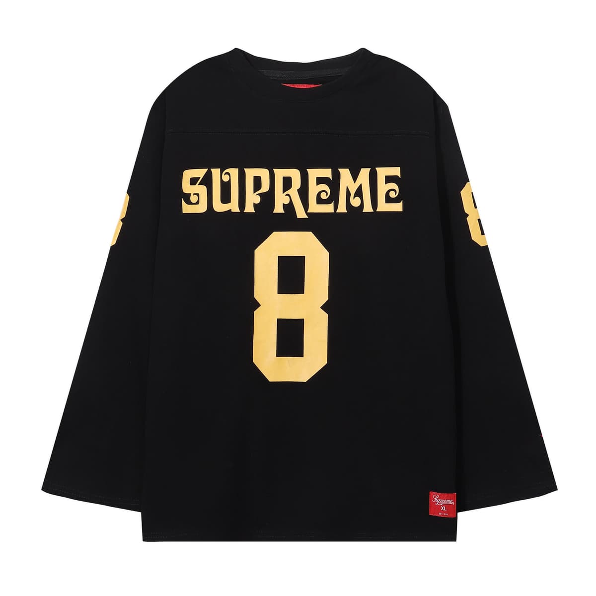 No. 8 long t black