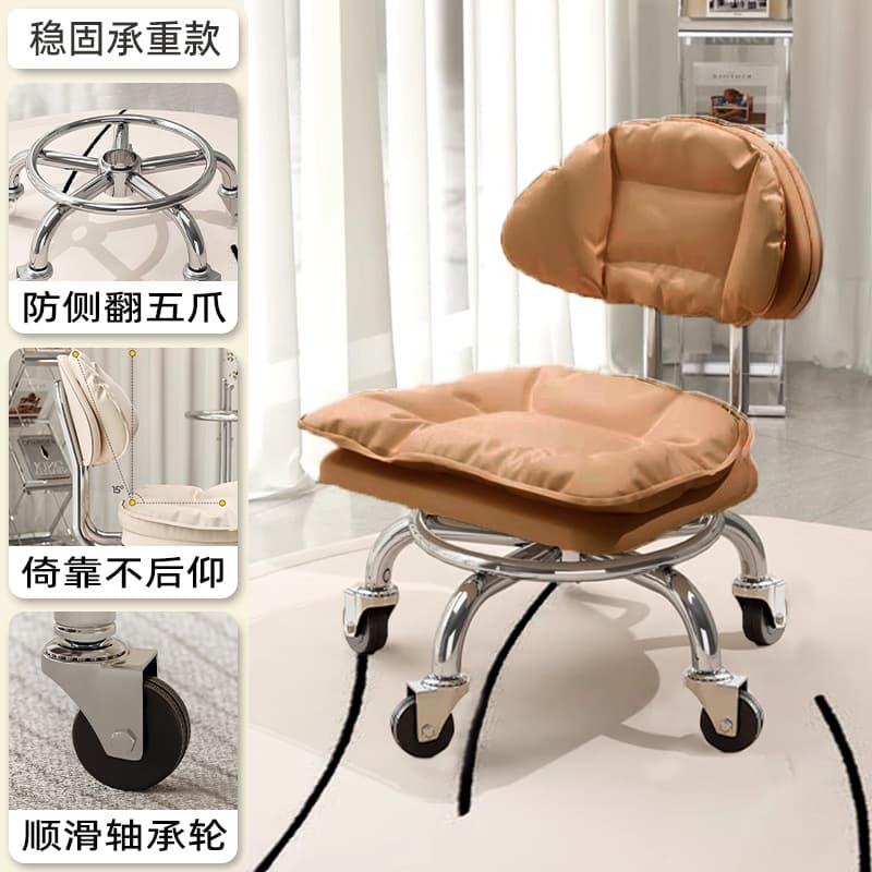 Electroplated five claws: xiaoyunduo caramel [with] smooth bearing wheel