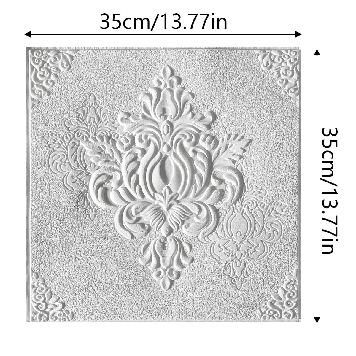 European A white [35cm*35cm] 3.0 thick