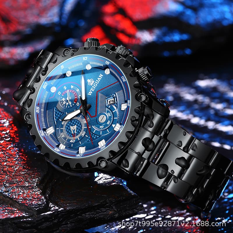 202 black steel blue surface