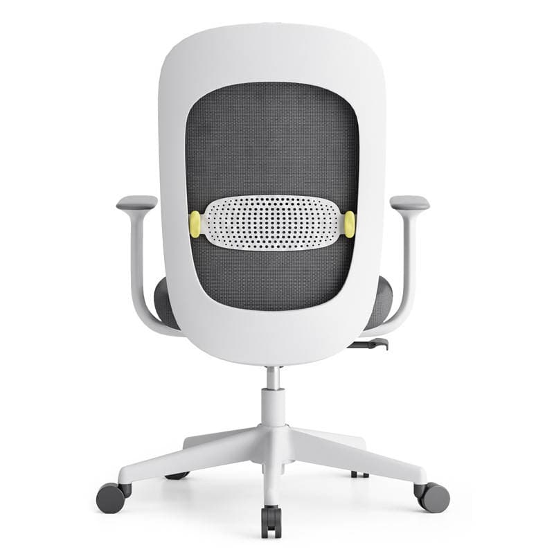 Zhongsheng Furniture White Office Net Back Computer Staff Swivel Chair Fashion Lift Staff Office Chair Teacher Seat 2