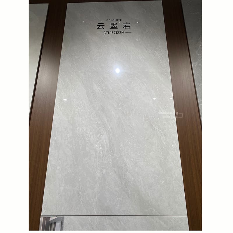 {in stock, made in foshan, guangdong} high-gloss porcelain tile 3c with g-yunmo rock finish