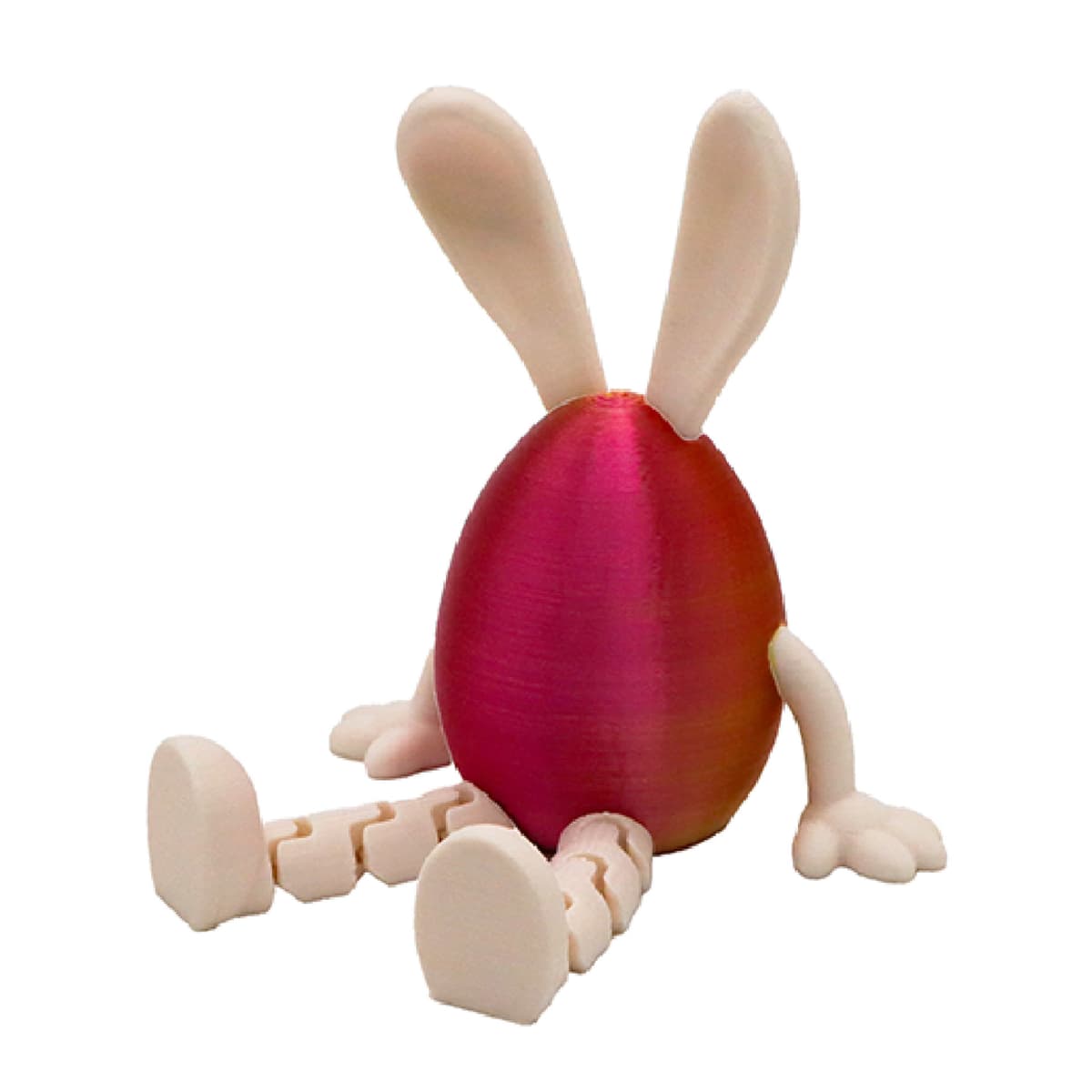 Rabbit ear egg—red gold