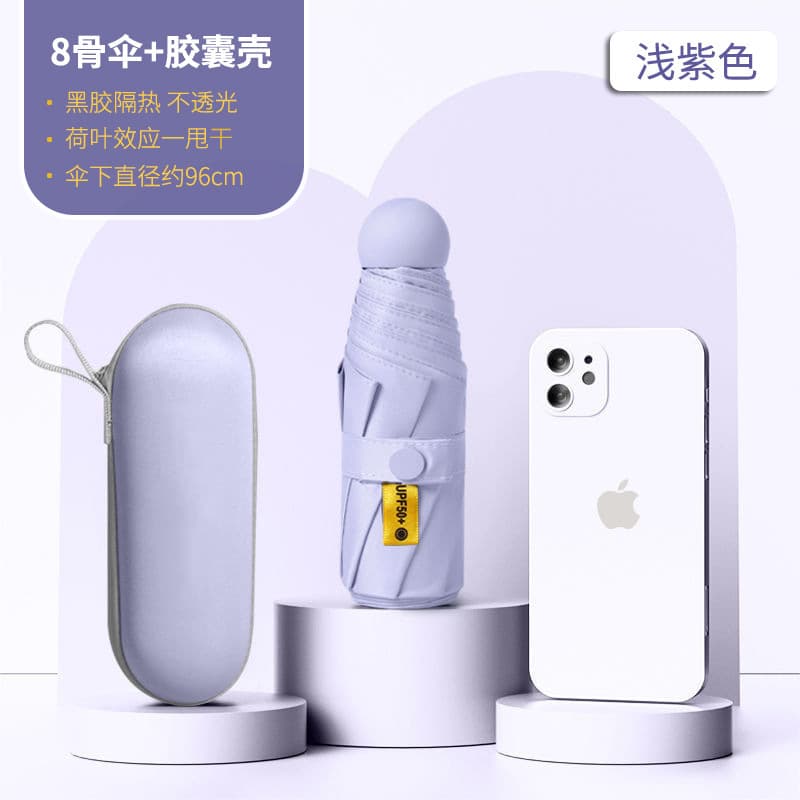 light purple -8 bone full shading-with capsule shell