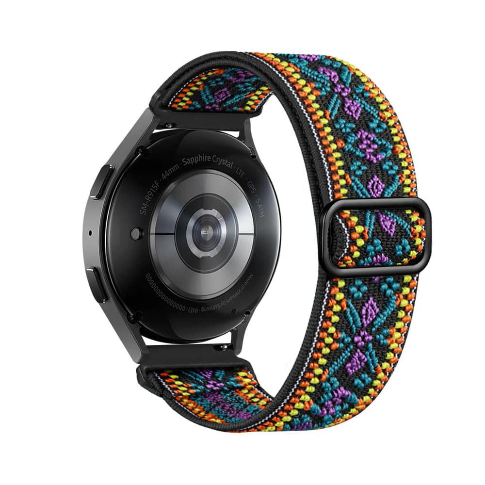 Ethnic blue and purple