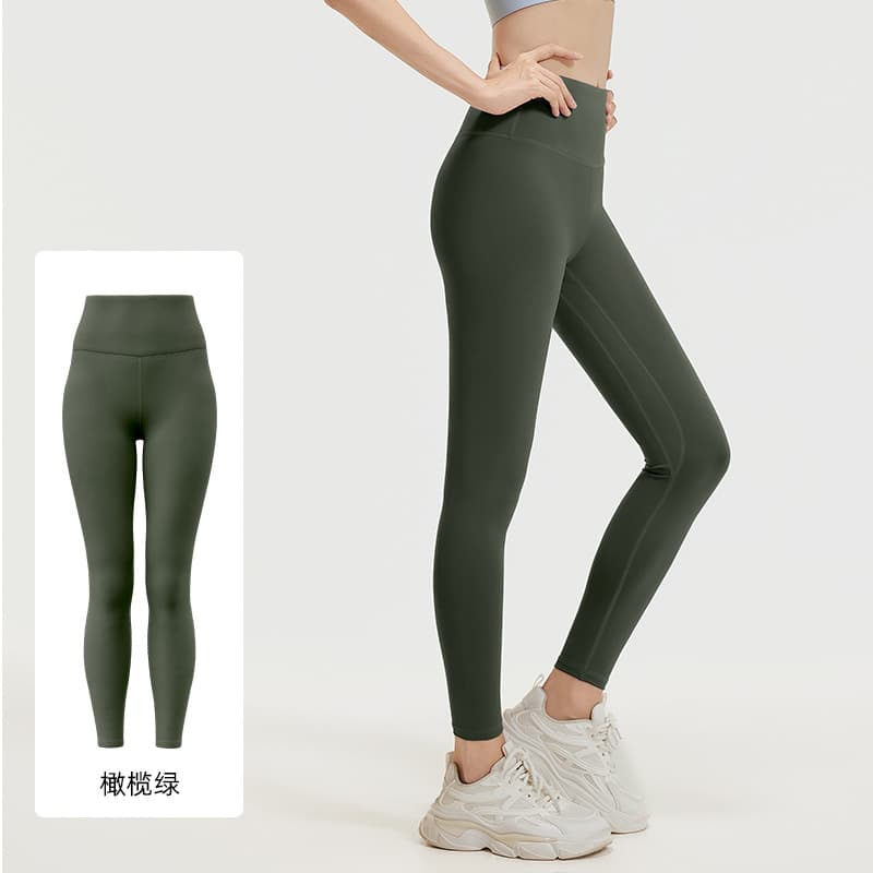 Olive green trousers