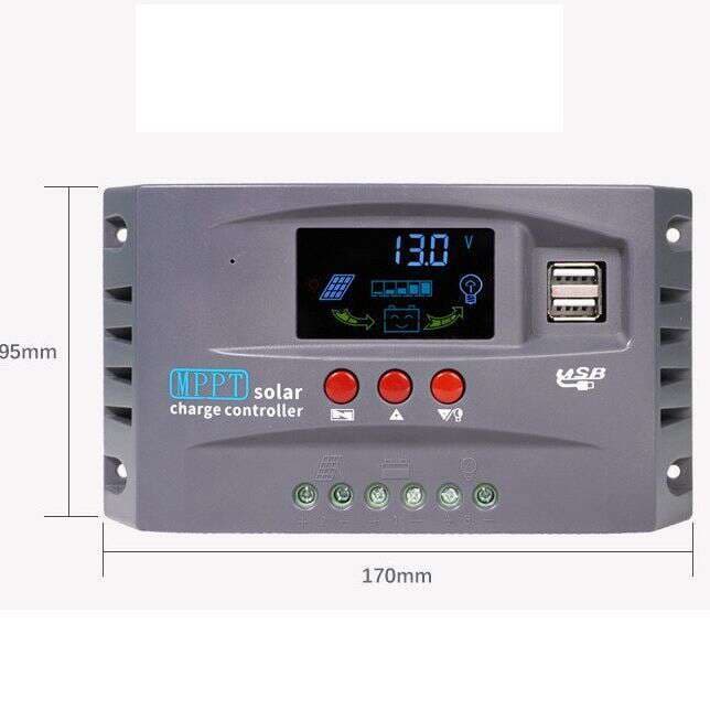 30A-100A Günəş Paneli Nəzarətçisi, Gərginlik Sabitləşdirmə və Mühafizə ilə, 12V/24V Avtomatik Keçid 5