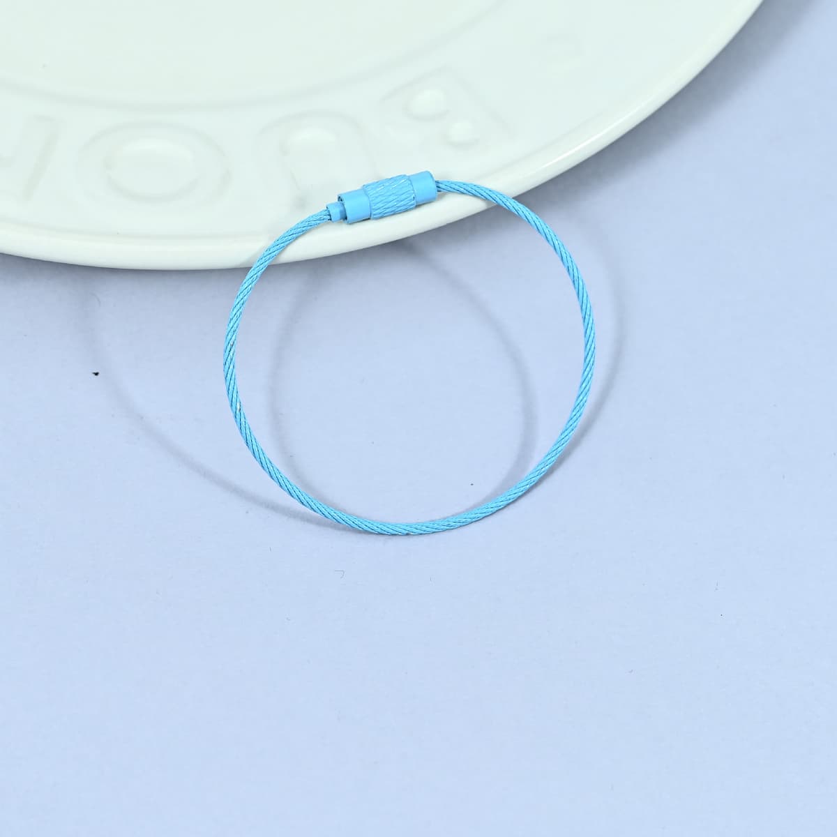 [blue] 5cm color wire ring