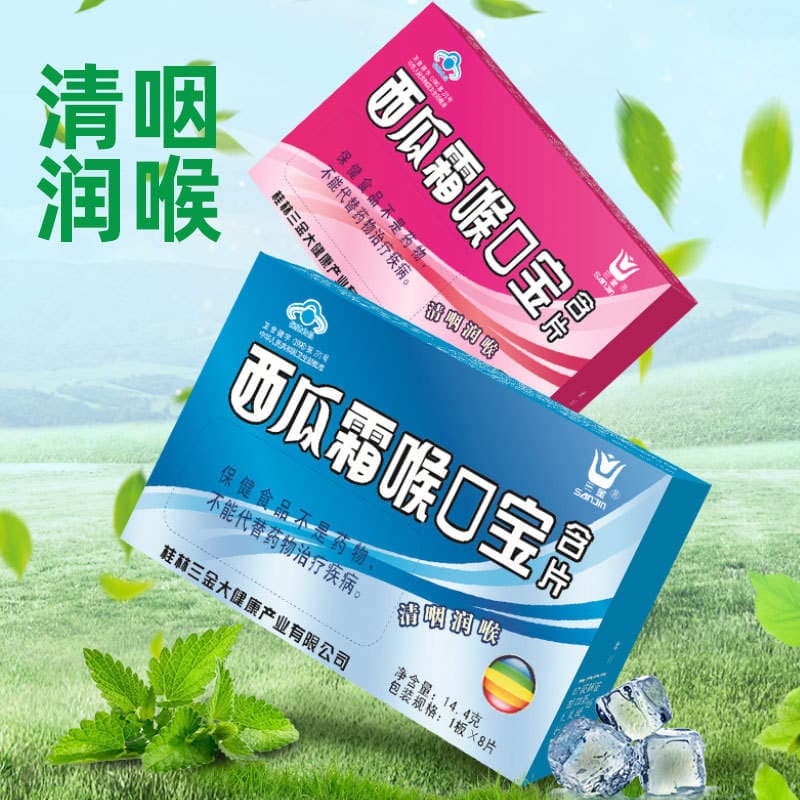 Guilin Sanjin Qarpız və Gavalı Nanəli Boğaz Pastilləri 4