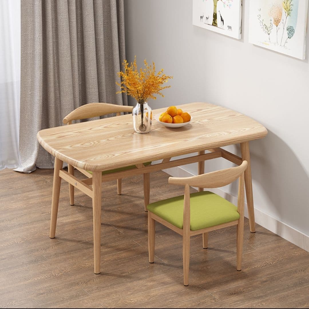 60*120cm log k table (one table and two chairs)