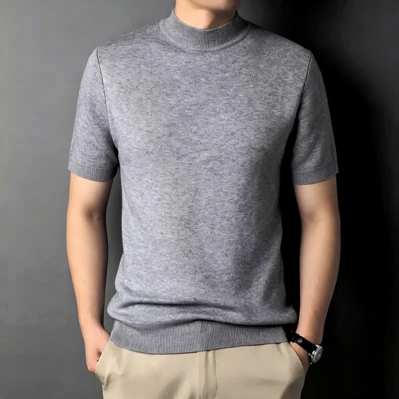 Short sleeve medium gray