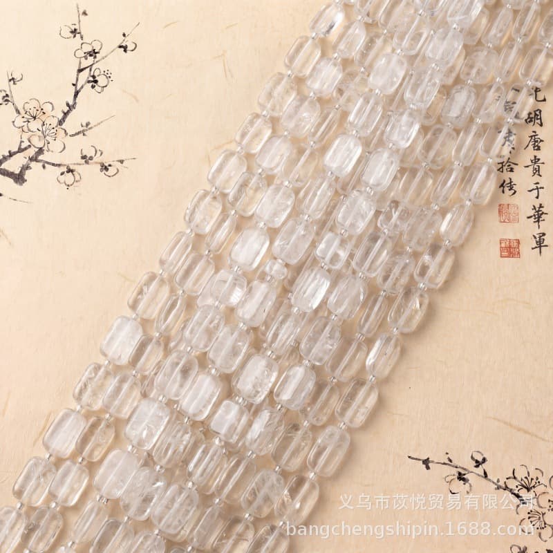 Natural white crystal