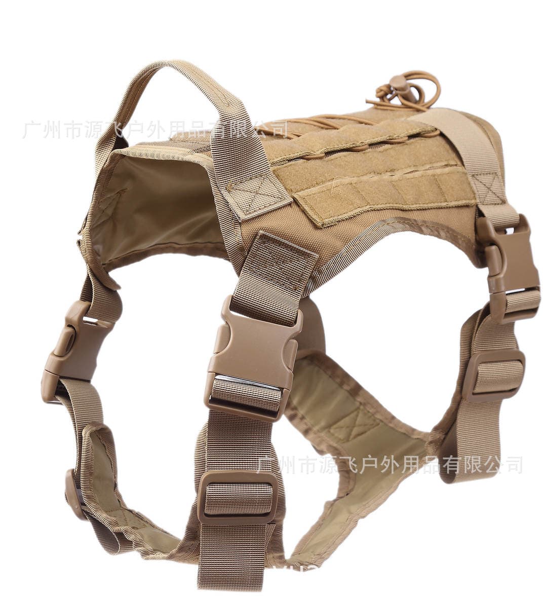 Foreign trade dog tactical outdoor vest waterproof Splash adjustable chest back large, medium and small dog dog clothing spot wholesale 1