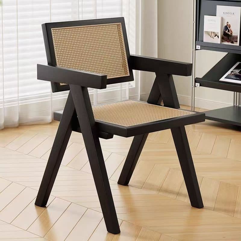 Chandigarh chair - black wood finish