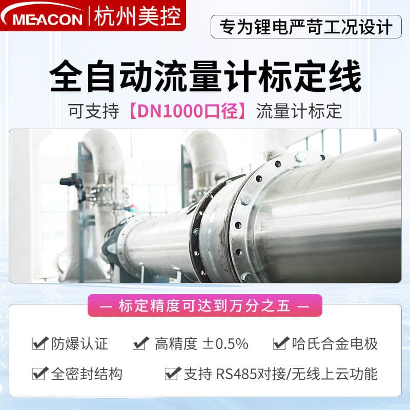 Explosion-Proof Electromagnetic Flow Meter for the Lithium Battery Industry, Corrosion-Resistant Electrolyte Slurry Metering, Integrated Intelligent Flow Meter 3