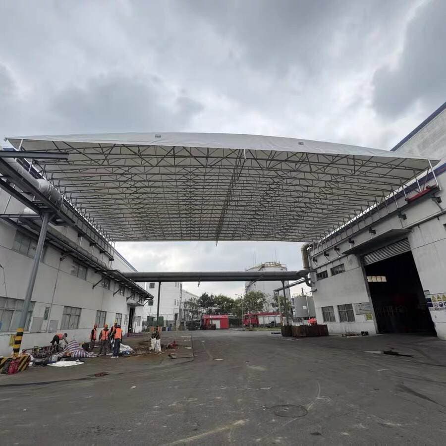Fərdi Elektrikli Uzaqdan İdarə Olunan Sürüşən Tent, Anbar və Zavod üçün Günəşlik 2