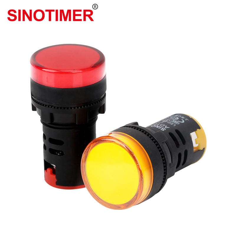 AD16-22D/S power indicator light 220V/12V/24V/110V/380V AC DC signal light 22mm 3