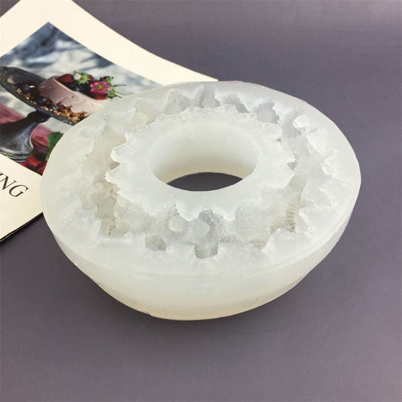 DIY Raspberry Fruit Circle Mulberry Wreath Silicone Mold Fondant Cake Decoration Chocolate Aroma Diffuser Plaster Ornament Mold 3
