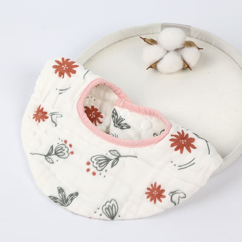 Eight-layer round neck style plant world