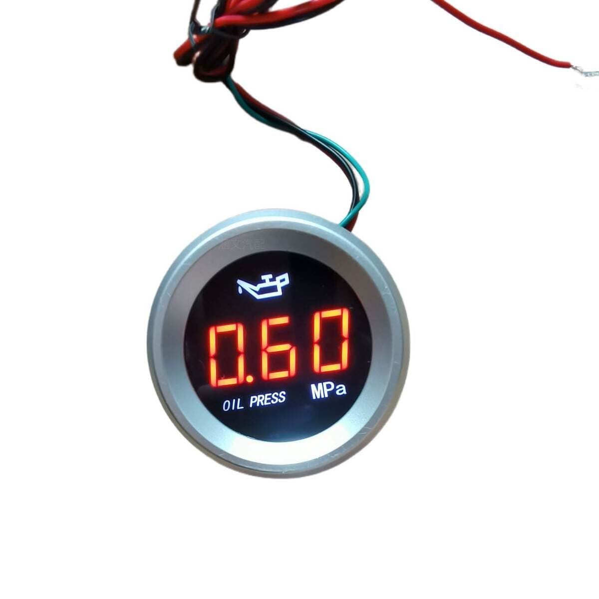Universal Dairəvi Rəqəmsal Yağ Səviyyəsi Göstəricisi (52mm, 12/24V, Siqnalizasiyalı) 1