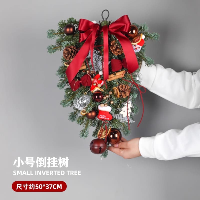 Korean style pe upside down christmas tree [includes hooks]