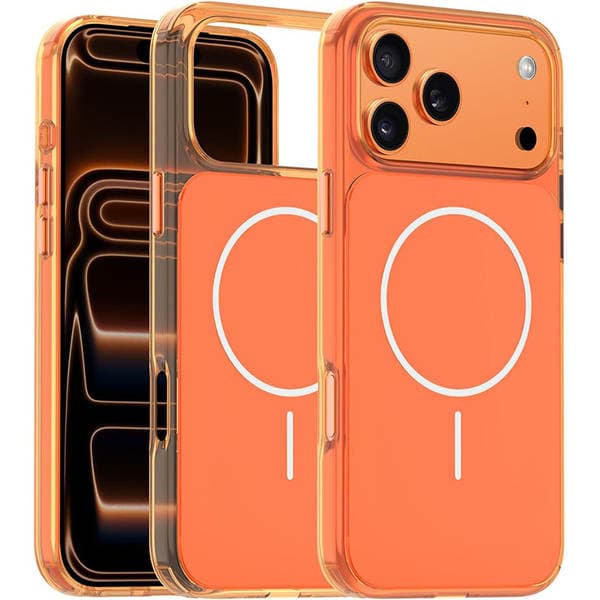 The New Imitation Original Phone Case Is Suitable for iPhone 17 Pro Max, Transparent Magnetic Protective Case, Apple 16 Original Color Hard Case