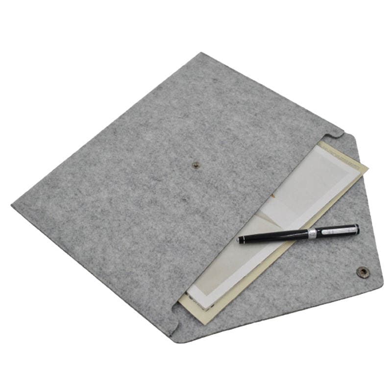 Factory wholesale fashion felt hand bag computer bag single button tablet computer bag felt computer bag 5