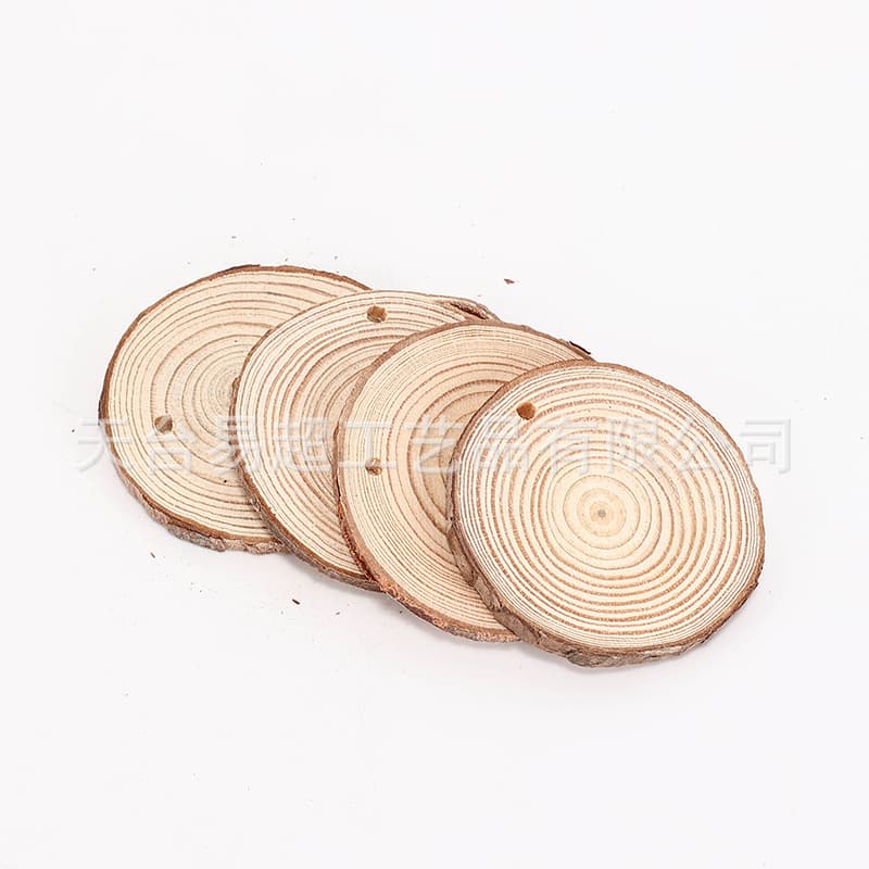 Pine wood chip drilling