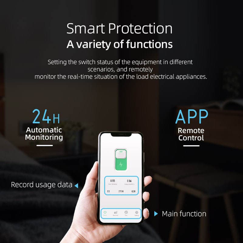 Tuya graffiti smart switch WiFi circuit breaker remote wireless remote control mobile phone control smart home cross border 4
