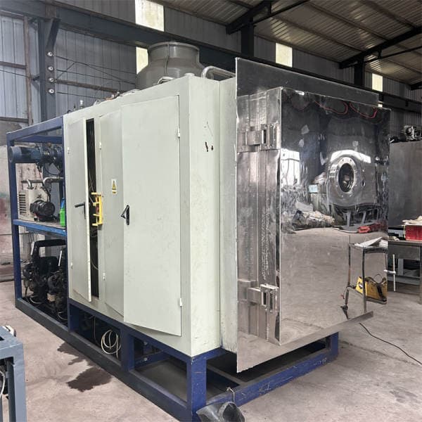 Used 8 square meter freeze dryer for sale, tea freeze drying equipment, low-temperature dehydration freeze dryer