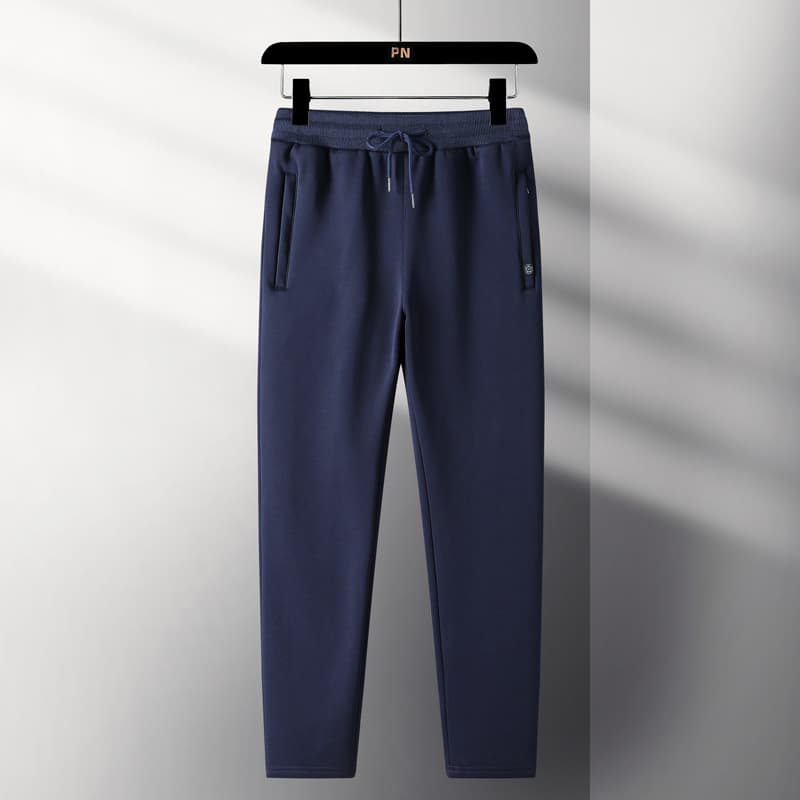 Blue fleece-lined boxer briefs
