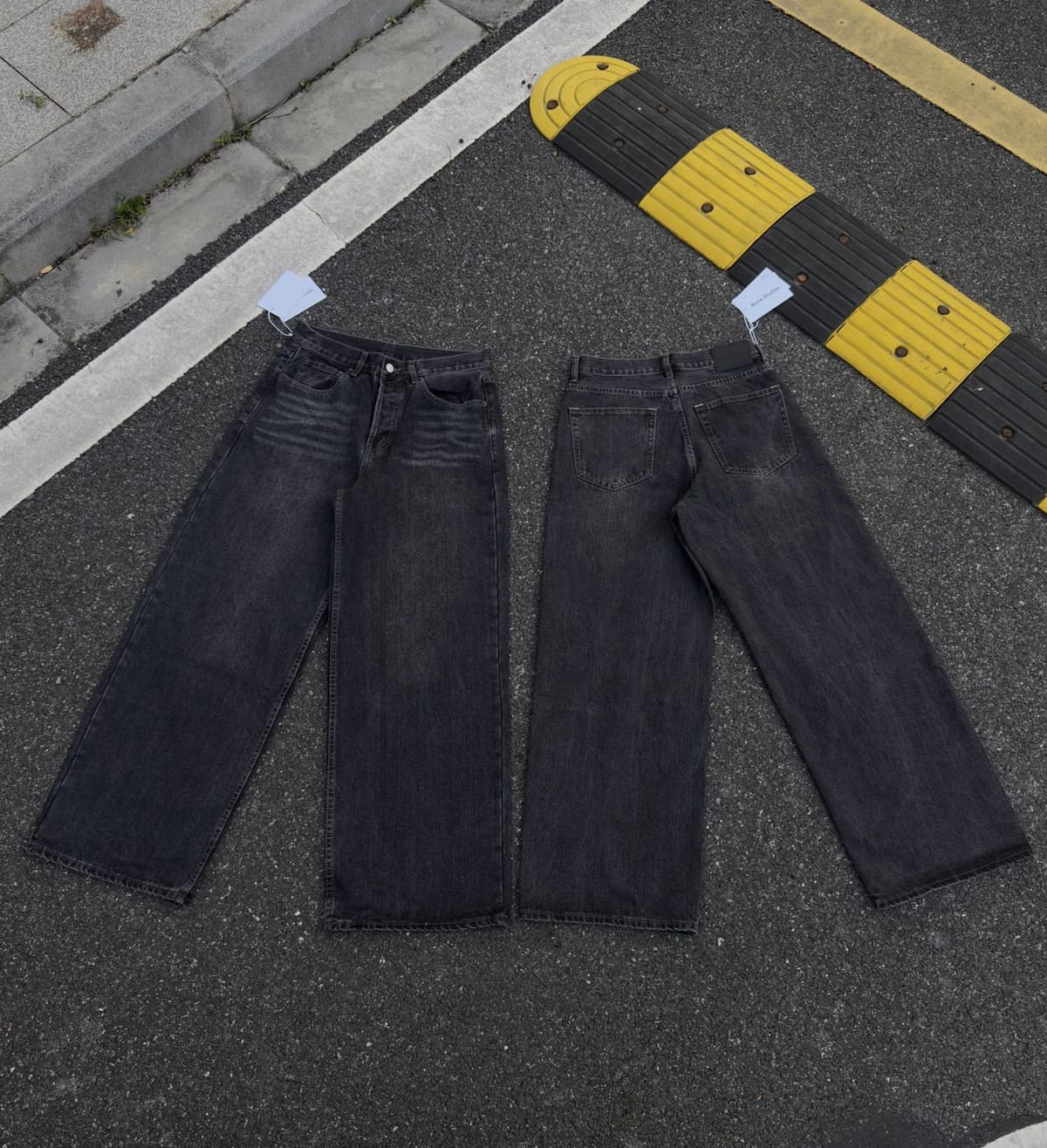 Ac200 - straight leg washed black