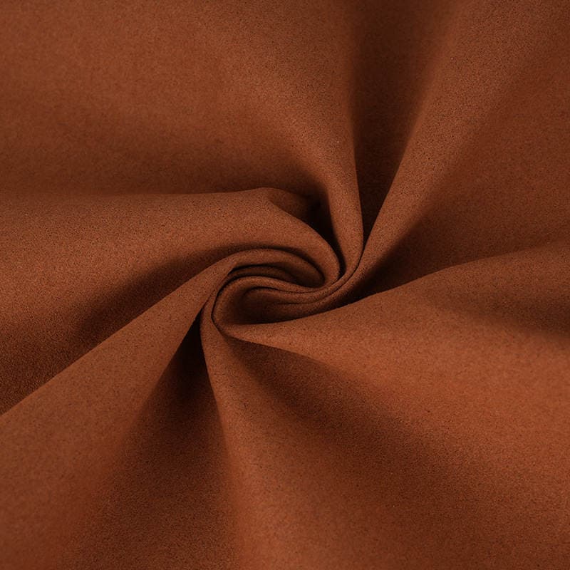 0.8mm PU süet mikrofiber dəri parça, antibakterial və kif əleyhinə, çantalar, geyimlər və ayaqqabılar üçün 4