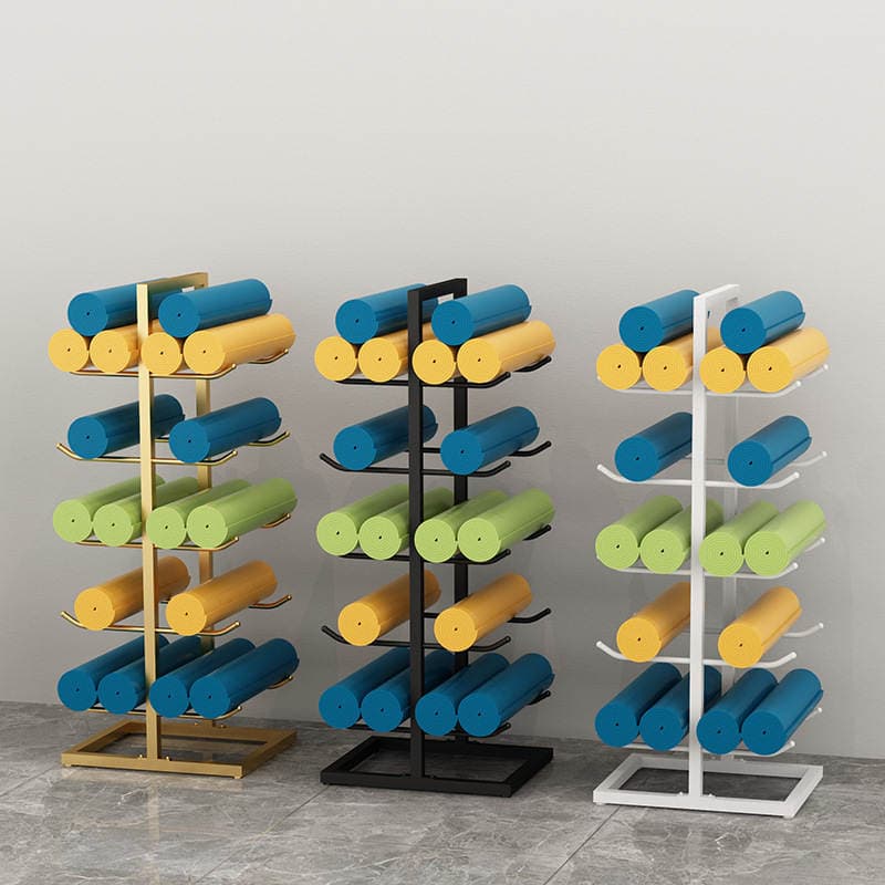 Yoga Mat Storage Rack, Gym Storage Rack, Rack for Storing Yoga Mats, Yoga Studio Tools and Equipment, Large Capacity 1