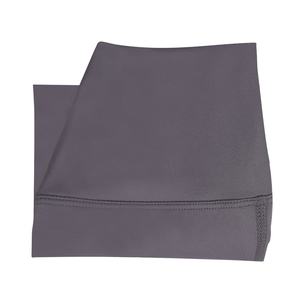 Light gray nine-point pants without awkward lines
