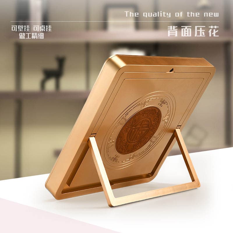 High-end authorization bronze medal creative round trophy metal medal dealer honor agent meeting plaque certificate 2