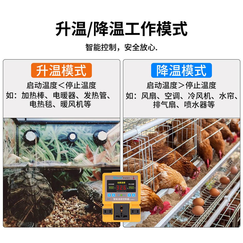 Xifa Intelligent Temperature Controller Manufacturer with High Precision of 0.1 ℃ Temperature Controller with Three Outputs Sv-201B-3A 4