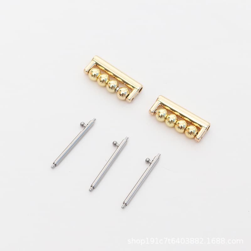 [raw ear model] gold-4 gold spacer beads