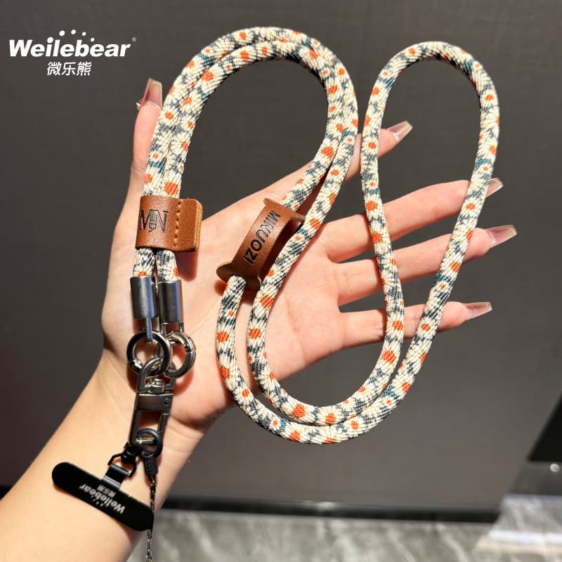 120cm [broken flower] comes with rotating metal clip + small rope head