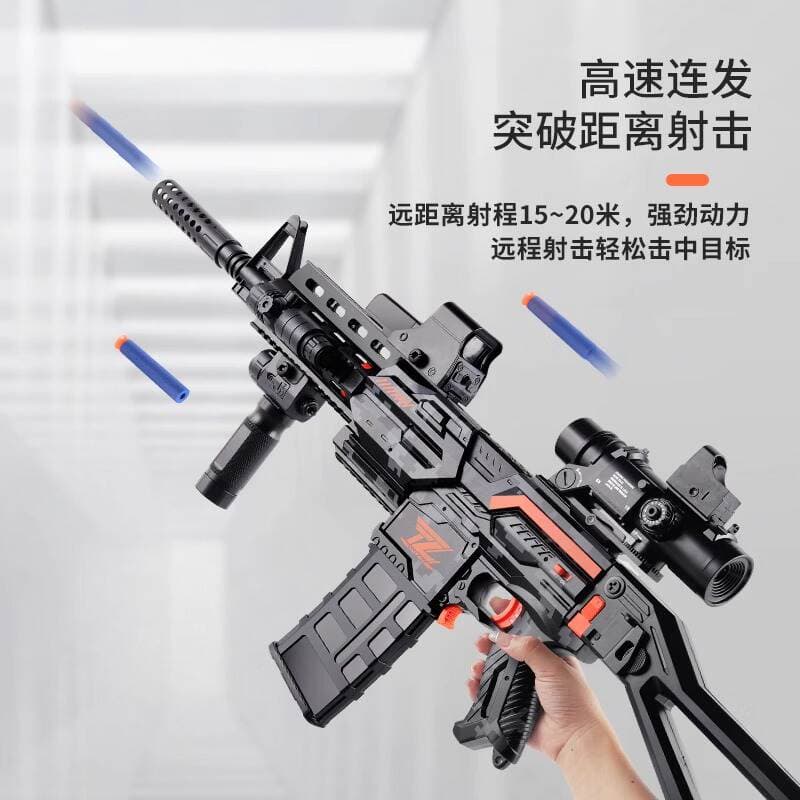 M416/AK47 Elektrikli Yumşaq Gülləli Oyuncaq Tapança 2