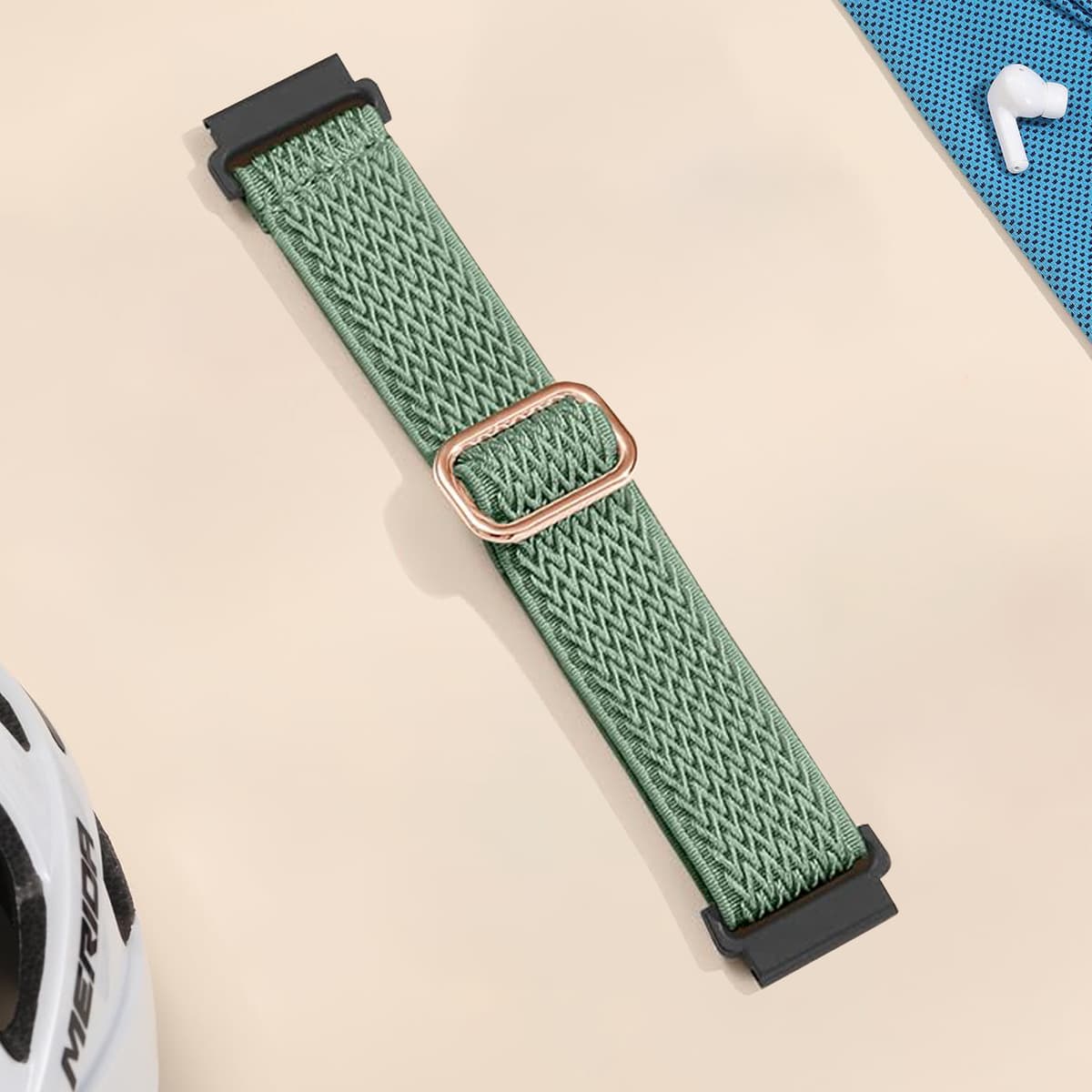 Wave pattern-pine needle green