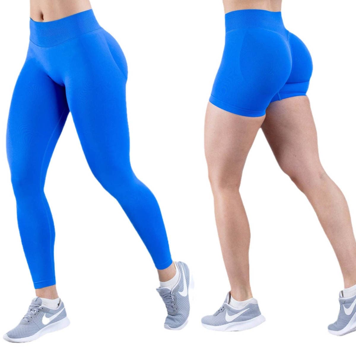 Jenny Seamless Yoga Shorts and Pants Set, Peach Butt-Lifting Sports Pants for Women, High-Waisted Breathable Outdoor Fitness Wear 5