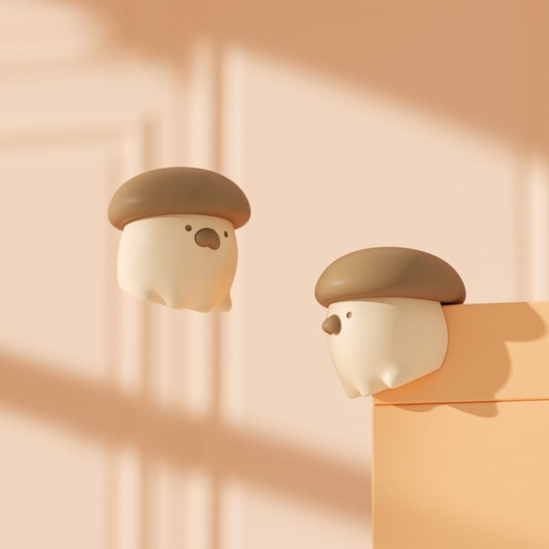 Mushroom horn brown