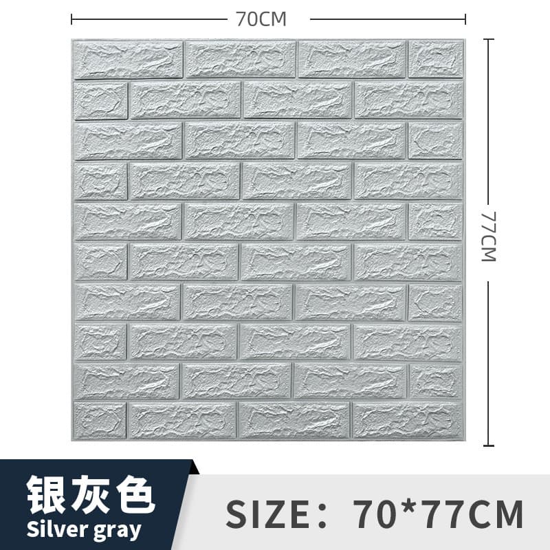 Brick silver gray