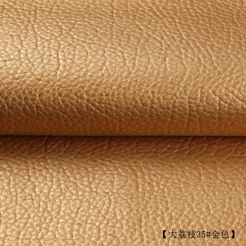 35# gold-large litchi pattern -140cm wide