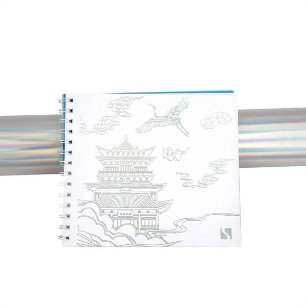 Digital Plain Laser Silver Cold Stamping Foil, Hot Stamping Material, Hot Stamping Paper, Bright Silver Electrochemical Aluminum Hot Stamping Film