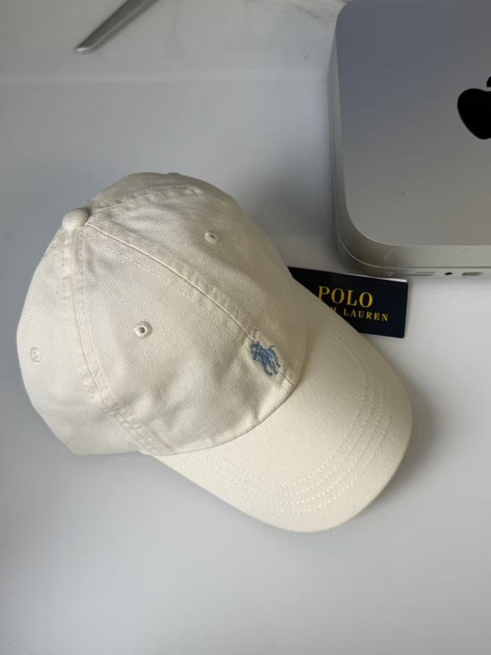 Milky white blue label