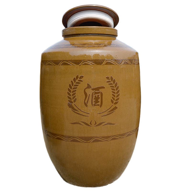 Sichuan Coarse Pottery Clay Wine Jar 150kg Xizang Wine Cellar Ceramic Large Wine Jar Selection Sealed Lid Mingfeng Pottery Industry 5