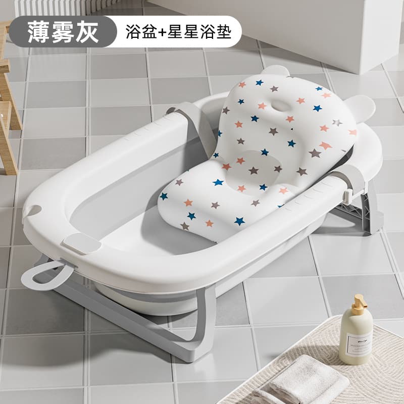 Tc regular model-mist gray + star bath mat